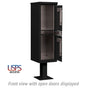 Salsbury Outdoor Parcel Locker with 2 Compartments with USPS Access – Type I