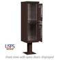 Salsbury Outdoor Parcel Locker with 2 Compartments with USPS Access – Type I