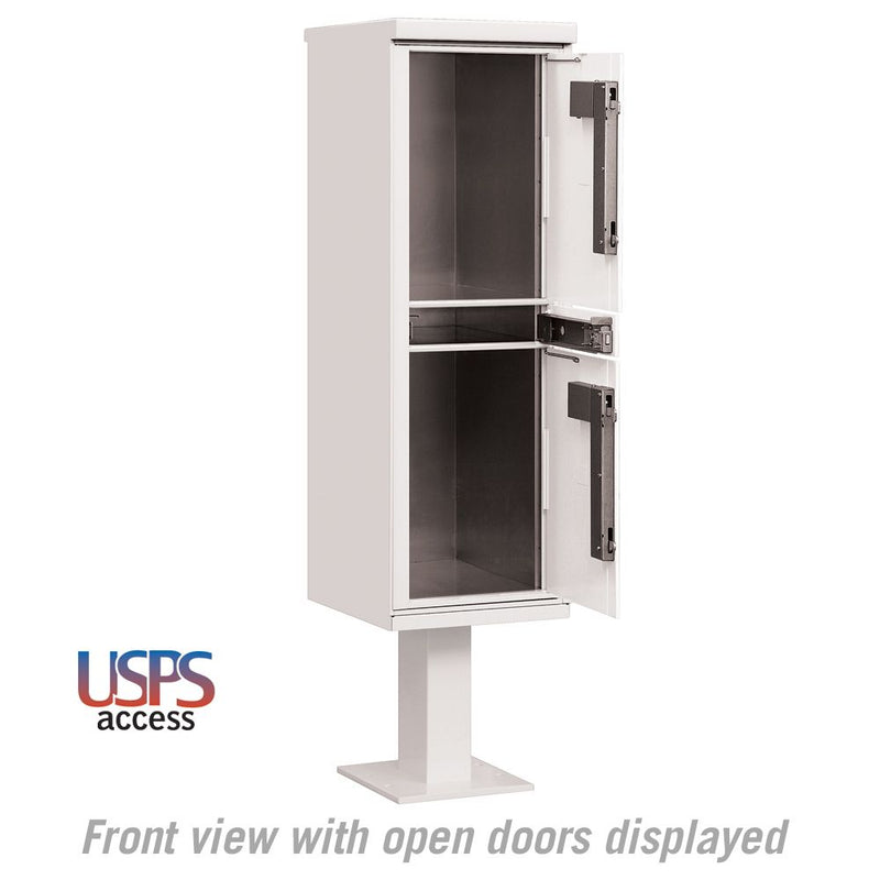 Salsbury Outdoor Parcel Locker with 2 Compartments with USPS Access – Type I