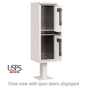 Salsbury Outdoor Parcel Locker with 2 Compartments with USPS Access – Type I