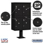 Salsbury Outdoor Parcel Locker with 4 Compartments with USPS Access – Type II