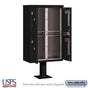 Salsbury Outdoor Parcel Locker with 4 Compartments with USPS Access – Type II