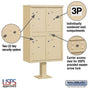 Salsbury Outdoor Parcel Locker with 4 Compartments with USPS Access – Type II