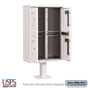 Salsbury Outdoor Parcel Locker with 4 Compartments with USPS Access – Type II