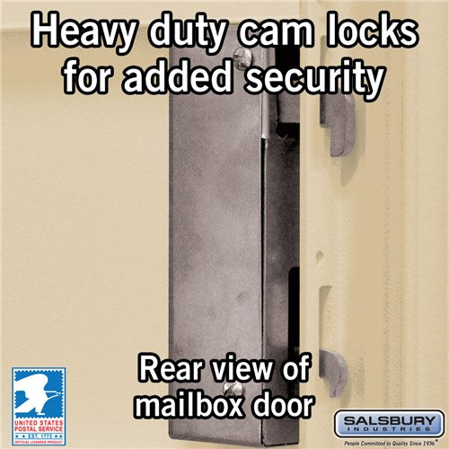 Salsbury Cluster Box Unit with 4 Doors and 2 Parcel Lockers with USPS Access – Type V