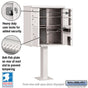Salsbury Cluster Box Unit with 4 Doors and 2 Parcel Lockers with USPS Access – Type V