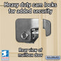 Salsbury 3306-U 8 Door Cluster Mailbox Premium Package with Pedestal and Installation Hardware
