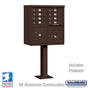 Salsbury Cluster Box Unit with 8 Doors and 2 Parcel Lockers with USPS Access – Type I