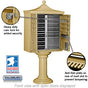 Salsbury Regency Decorative Cluster Box Unit with 8 Doors and 2 Parcel Lockers with USPS Access – Type I
