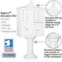 Salsbury Regency Decorative Cluster Box Unit with 8 Doors and 2 Parcel Lockers with USPS Access – Type I