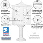 Salsbury Regency Decorative Cluster Box Unit with 8 Doors and 2 Parcel Lockers with USPS Access – Type I