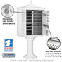 Salsbury Regency Decorative Cluster Box Unit with 8 Doors and 2 Parcel Lockers with USPS Access – Type I