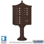 Salsbury Regency Decorative Cluster Box Unit with 12 Doors and 1 Parcel Locker with USPS Access – Type II