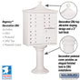 Salsbury Regency Decorative Cluster Box Unit with 12 Doors and 1 Parcel Locker with USPS Access – Type II