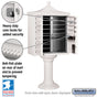Salsbury Regency Decorative Cluster Box Unit with 12 Doors and 1 Parcel Locker with USPS Access – Type II