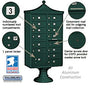 Salsbury Regency Decorative Cluster Box Unit with 13 Doors and 1 Parcel Locker with USPS Access – Type IV