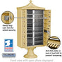 Salsbury Regency Decorative Cluster Box Unit with 13 Doors and 1 Parcel Locker with USPS Access – Type IV