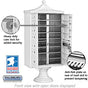 Salsbury Regency Decorative Cluster Box Unit with 13 Doors and 1 Parcel Locker with USPS Access – Type IV
