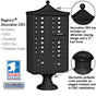 Salsbury Regency Decorative Cluster Box Unit with 16 Doors and 2 Parcel Lockers with USPS Access – Type III