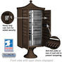 Salsbury Regency Decorative Cluster Box Unit with 16 Doors and 2 Parcel Lockers with USPS Access – Type III