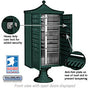Salsbury Regency Decorative Cluster Box Unit with 16 Doors and 2 Parcel Lockers with USPS Access – Type III