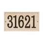Personalized Stonework Plaque - Rectangle - 1 line (Sandstone)