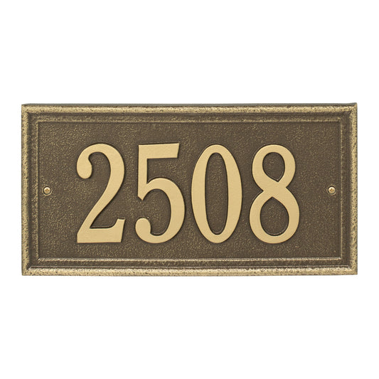Personalized Masons Rectangle Plaque - Standard - 1 line
