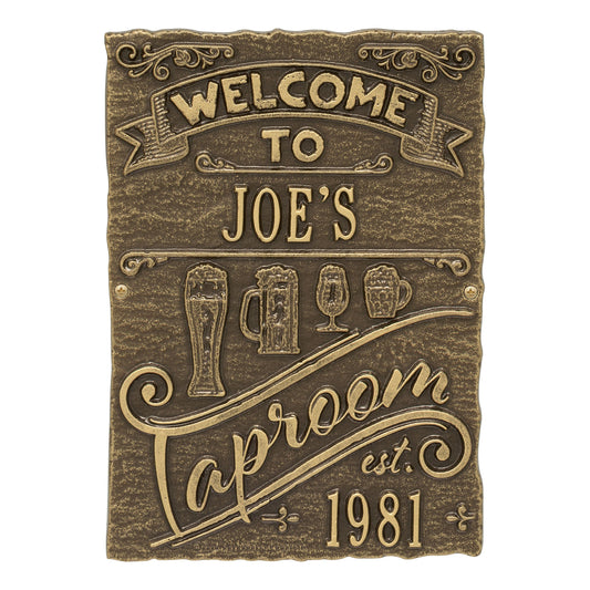 Tap Room Brew Pub Plaque