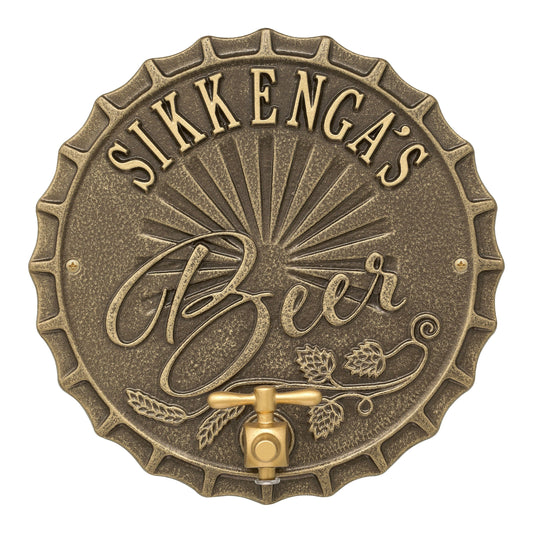 Bottle Cap Brew Pub Plaque