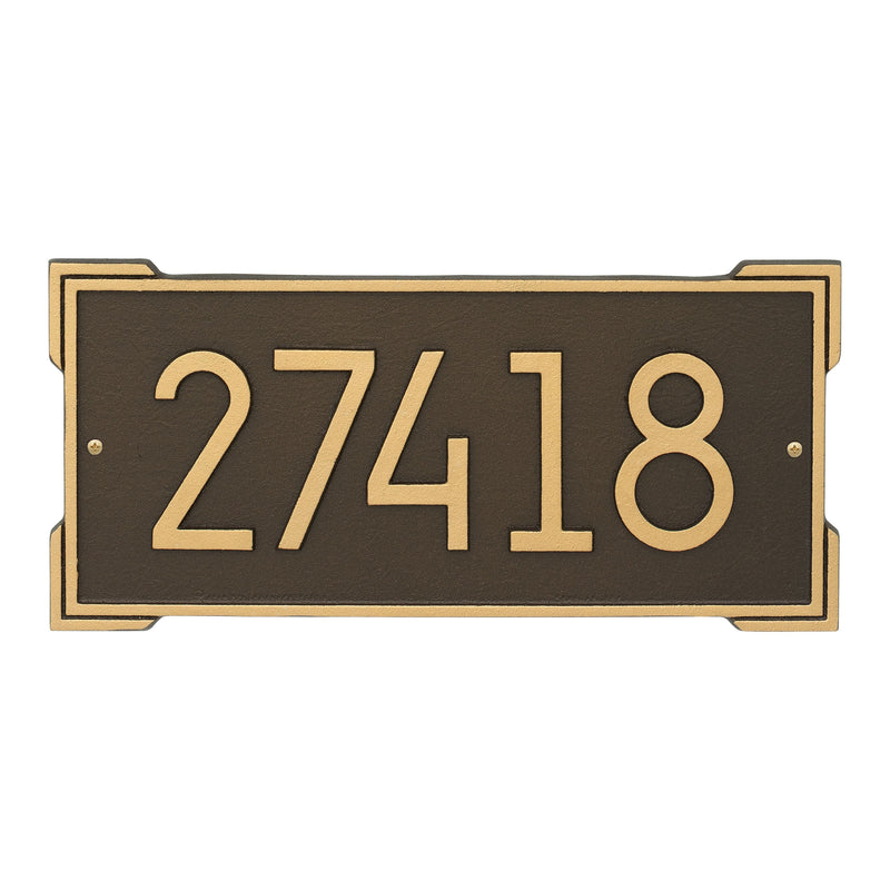 Roanoke Modern Personalized Wall Plaque