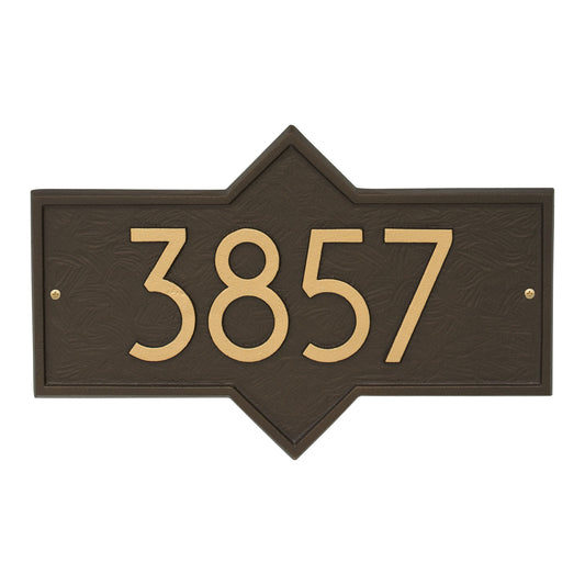 Hampton Modern Personalized Wall Plaque