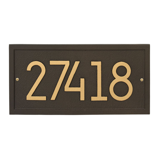 Rectangle Modern Personalized Wall Plaque