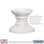 Salsbury Regency Decorative Pedestal Cover - Short (Option for CBU Pedestal #3385) - White