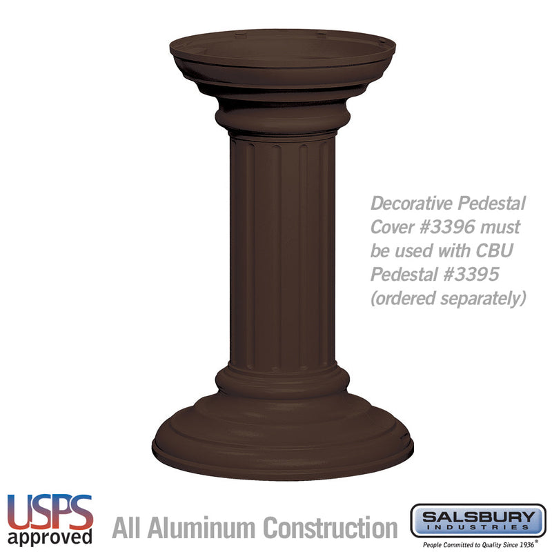 Salsbury Regency Decorative Pedestal Cover - Tall - Bronze