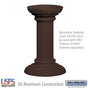 Salsbury Regency Decorative Pedestal Cover - Tall - Bronze