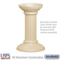 Salsbury Regency Decorative Pedestal Cover - Tall
