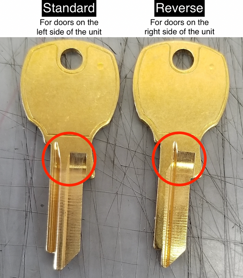 Salsbury Key Blanks - for Standard Locks of Cluster Box Units - Box of (50)