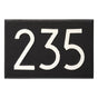 Whitehall Modern Personalized Wall Mailbox Plaque