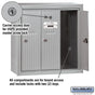 Salsbury Vertical Mailbox - 3 Doors Surface Mounted - USPS Access