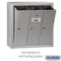 Salsbury Vertical Mailbox - 3 Doors Surface Mounted - USPS Access