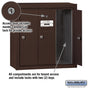 Salsbury Vertical Mailbox (Includes Master Commercial Lock) - 3 Doors - Surface Mounted - Private Access