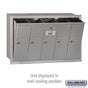 Salsbury Vertical Mailbox - 5 Doors Recessed Mounted - USPS Access