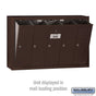 Salsbury Vertical Mailbox (Includes Master Commercial Lock) - 5 Doors - Surface Mounted - Private Access
