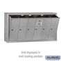 Salsbury Vertical Mailbox - 6 Doors Surface Mounted - USPS Access