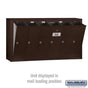 Salsbury Vertical Mailbox (Includes Master Commercial Lock) - 6 Doors - Surface Mounted - Private Access