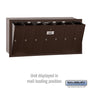 Salsbury Vertical Mailbox (Includes Master Commercial Lock) - 7 Doors - Recessed Mounted - Private Access
