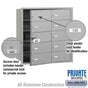 Salsbury 4B+ Horizontal Mailbox (Includes Master Commercial Lock) - 10 B Doors (9 usable) - Front Loading - Private Access