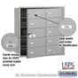 Salsbury 4B+ Horizontal Mailbox - 10 B Doors (9 usable) - Front Loading - USPS Access