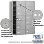 Salsbury 4B+ Horizontal Mailbox (Includes Master Commercial Lock) - 14 B Doors (13 usable) - Front Loading - Private Access