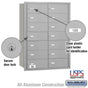 Salsbury 4B+ Horizontal Mailbox - 14 B Doors - Rear Loading - USPS Access